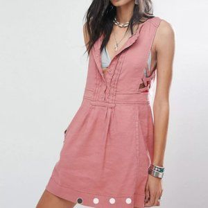 FREE PEOPLE Blush Pink Moonshine Mini Dress